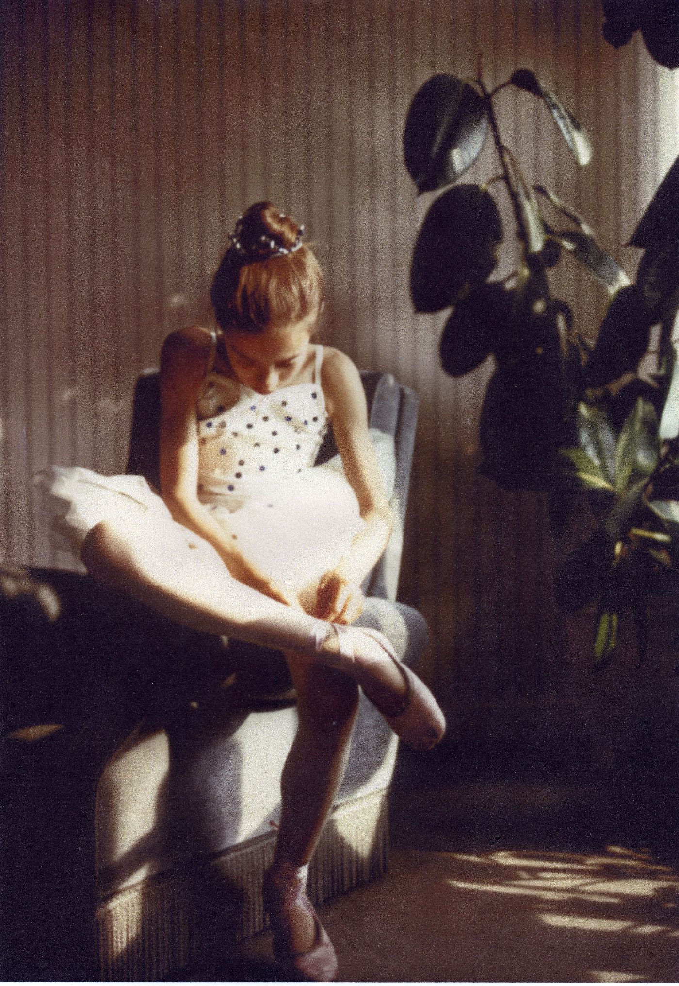 Anne Enfant Danseuse classique vers 1974